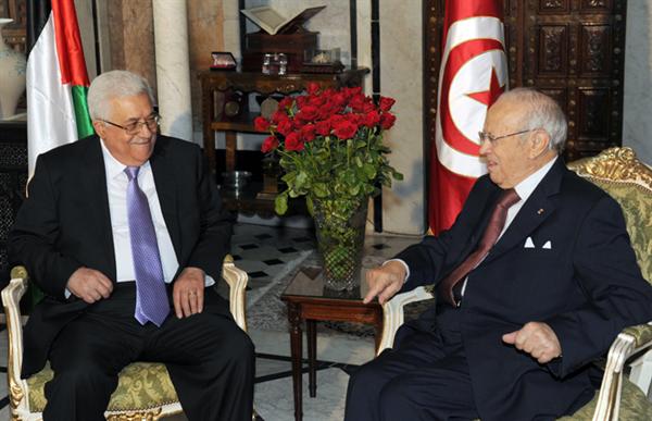 الرئيس والسبسي: تونس وفلسطين كلمة واحدة وموقف واحد