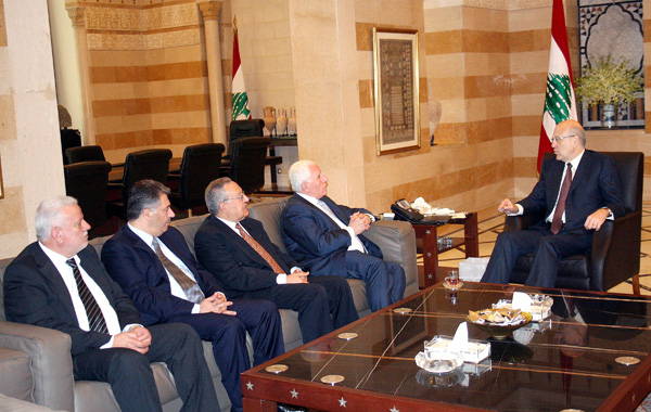 ميقاتي استقبل مبعوث الرئيس الفلسطيني