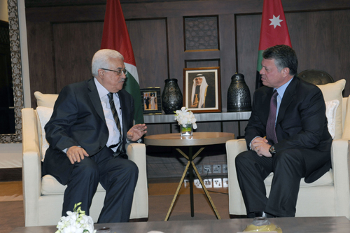 الرئيس يجتمع مع الملك عبد الله الثاني