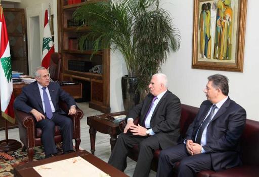 الاحمد يلتقي الرئيس اللبناني ميشال سليمان
