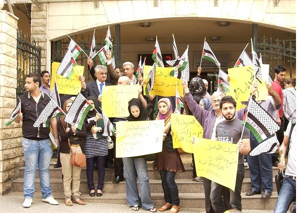 اعتصامات تضامنية مع الاسرى في بيروت