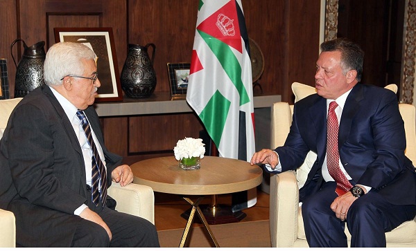 الرئيس يجتمع مع ملك الأردن
