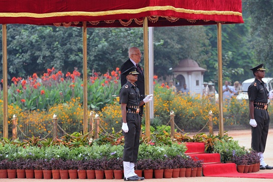 استقبال رسمي للرئيس عباس في الهند