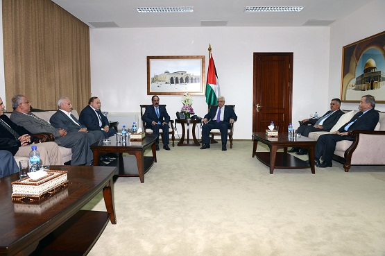 الرئيس يستقبل الأمناء العامين للمنظمات الشعبية الفلسطينية