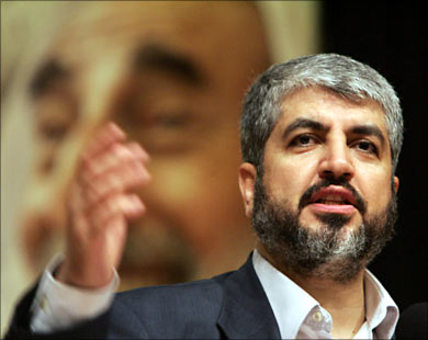 مشعل: حماس تقبل بدولة على حدود 1967
