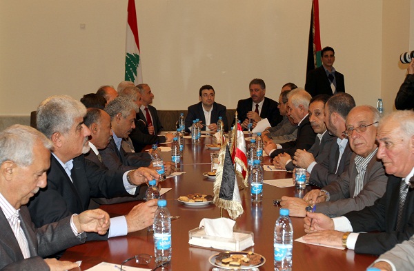 لجنة الحوار اللبناني الفلسطيني تبحث موضوع النازحين