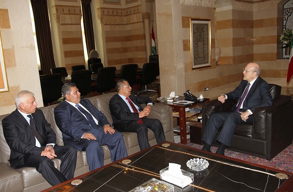 الوزير سعيد ابو علي يلتقي رئيس الحكومة اللبنانية