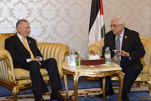 الرئيس يستقبل اوغلي وفيلتمان