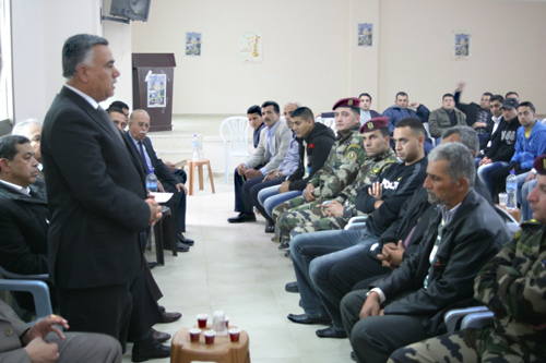 الأعرج يقدم واجب العزاء نيابة عن الرئيس لذوي الشهيدين نصار وبلبيسي