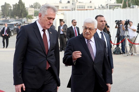 الرئيس يستقبل نظيره الصربي