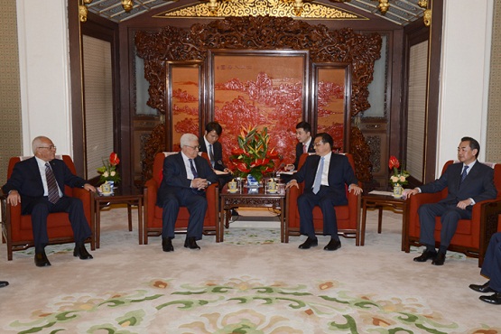 الرئيس يجتمع مع رئيس الوزراء الصيني