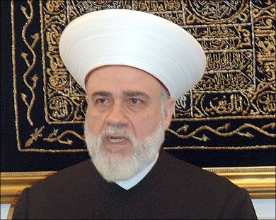 المفتي قباني: اعتداء إسرائيل على علماء الإسلام لن يمر دون عقاب