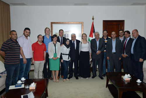 الرئيس يستقبل وفدا من شبيبة حزب العمل النرويجي
