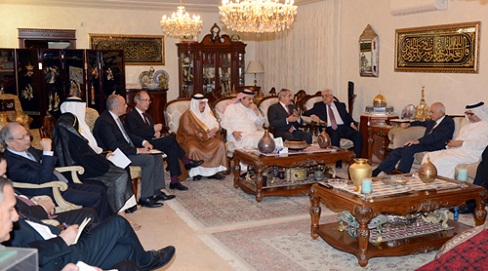 الرئيس يستقبل الوفد الوزاري العربي عقب لقائه كيري