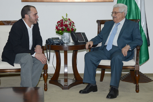 الرئيس يستقبل رئيس اتحاد غرب آسيا لكرة القدم