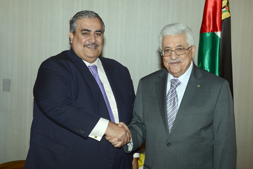 الرئيس يجتمع مع وزير الخارجية البحريني