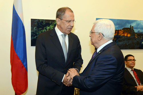 الرئيس يجتمع في نيويورك مع وزير الخارجية الروسي