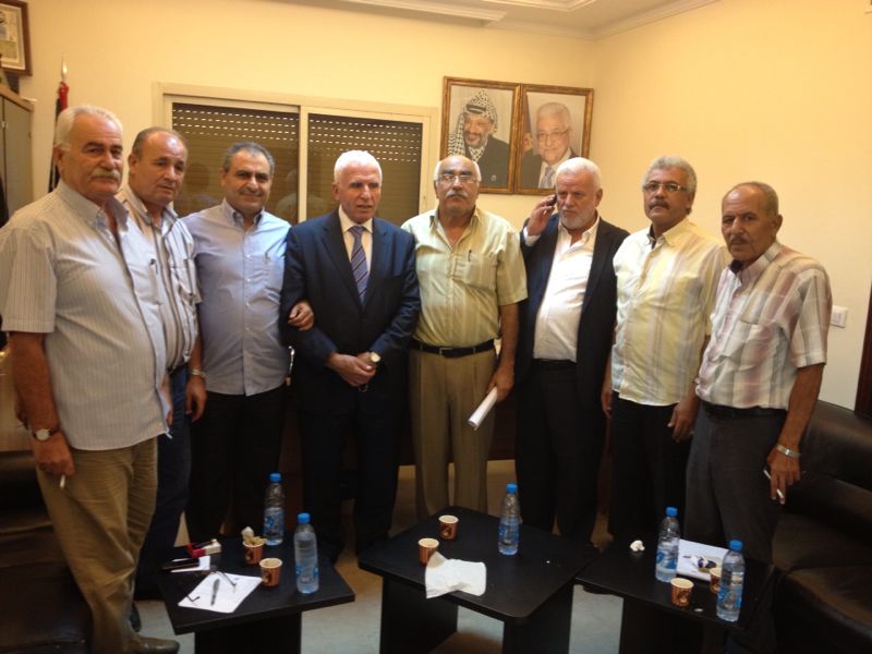 الاحمد يعقد اجتماعاً مع فصائل منظمة التحرير الفلسطينية
