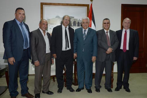 الرئيس يستقبل رئيس الاتحاد الدولي للصحفيين