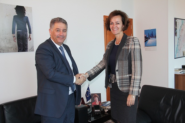 دبور التقى سفيرة بعثة الاتحاد الأوروبي في لبنان أيخهورست