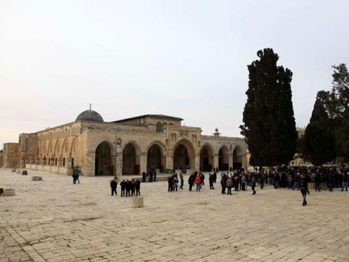 مستوطنون يقتحمون الأقصى بمجموعات وحراسات مشددة