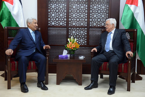 الرئيس يستقبل رئيس الوزراء الأردني  النسور