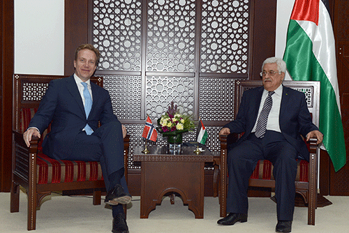 الرئيس يستقبل وزير الخارجية النرويجي