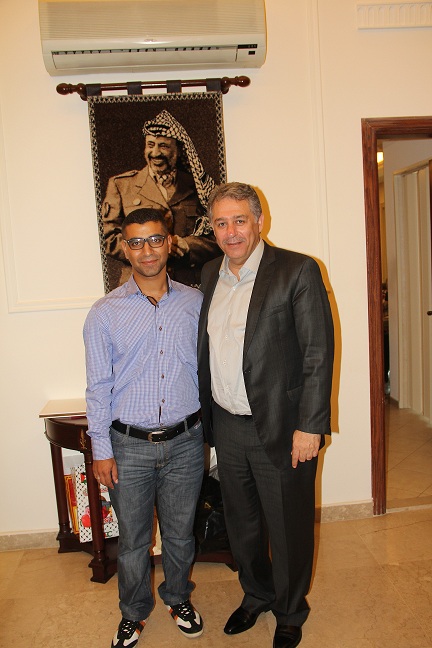 دبور يستقبل المهندس الحاج