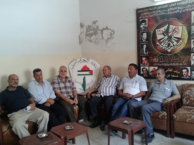 قيادة فصائل" منظمة التحرير الفلسطينية" تدعم انتشار القوة الامنية