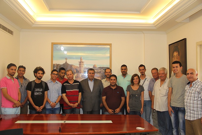 مشيعل يستقبل "فرقة الكمنجاتي"