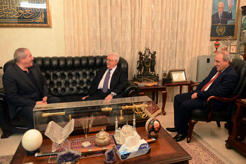 الرئيس يستقبل في عمان وزير الخارجية الأردني