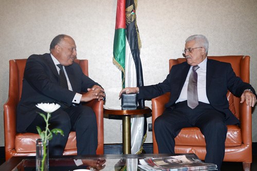 الرئيس يستقبل وزير الخارجية المصري