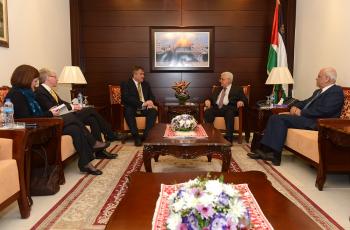 الرئيس يستقبل القنصل البريطاني العام