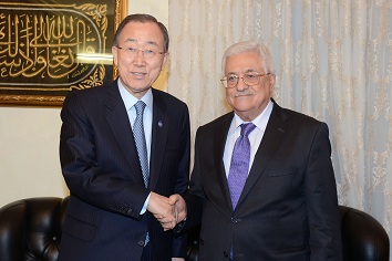 الرئيس يطلع كي مون على آخر المستجدات