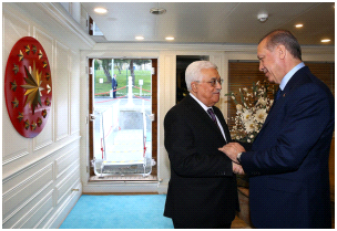 الرئيس يلتقي نظيره التركي