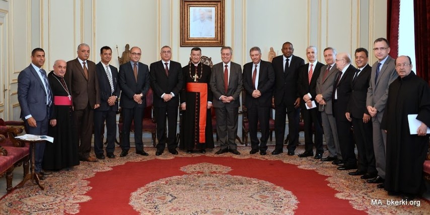 البطريرك الراعي يلتقي السفراء العرب المعتمدين في لبنان
