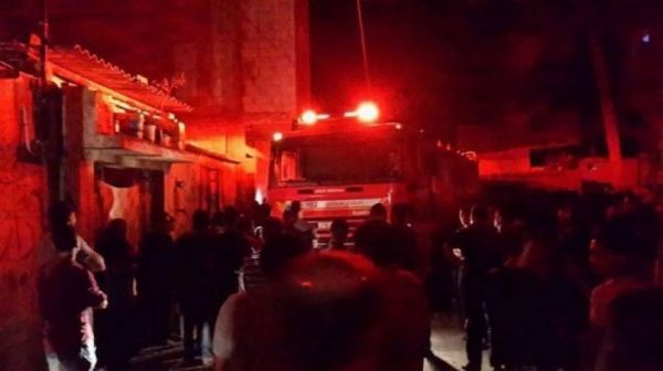 4 إصابات في حريق غرب مدينة غزة
