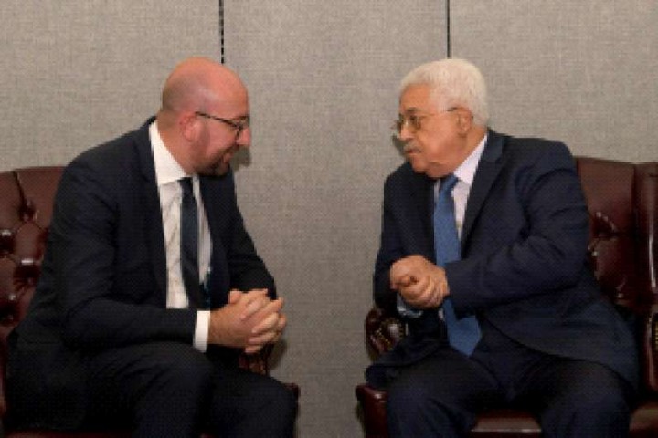 الرئيس يلتقي رئيس وزراء بلجيكا