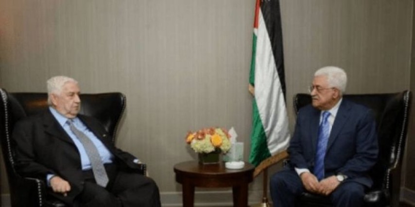 الرئيس يلتقي وزير خارجية سوريا