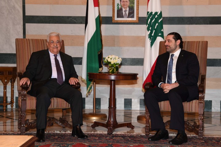 الرئيس يعقد جلسة مباحثات مع رئيس الوزراء اللبناني سعد الحريري