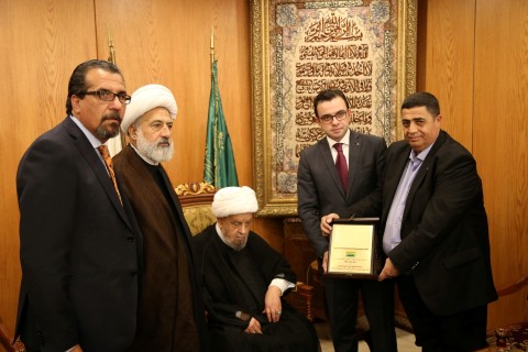 بسيسو يلتقي رئيس المجلس الاسلامي الشيعي الاعلى في لبنان