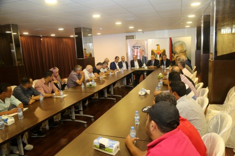 الرجوب يلتقي ممثلي الاتحادات والاندية الرياضية والحركة الكشفية في لبنان