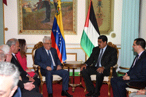 جلسة مباحثات رسمية بين الرئيس ونظيره الفنزويلي