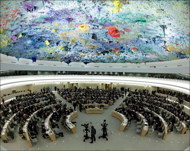 انطلاق أعمال جلسة مجلس حقوق الإنسان لبحث الجرائم الإسرائيلية بحق شعبنا