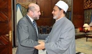 الهباش يبحث مع شيخ الأزهر آليات التحرك لنصرة القدس