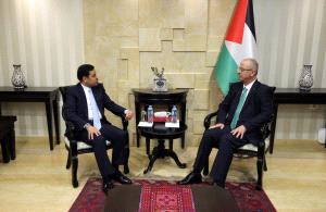 الحمد الله يستقبل السفير الأردني ويعزيه بضحايا حادثة البحر الميت