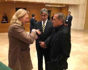 أبو ردينة يلتقي وزيرة خارجية النمسا