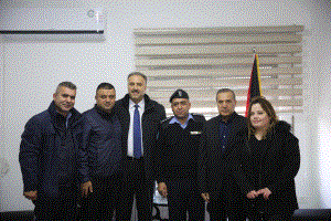 أبو ردينة يستقبل وفدا من العلاقات العامة والإعلام في الشرطة