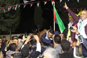 جنين: فتح تحتفي بتحرر الأسير قبها بعد 15 عاما في الأسر