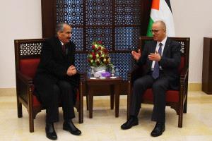 الحمد الله يستقبل وزير الداخلية الأردني